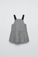 BOWS PINAFORE DRESS