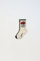 PACK OF TWO PAIRS CARS LIGHTNING MCQUEEN © DISNEY CREW SOCKS