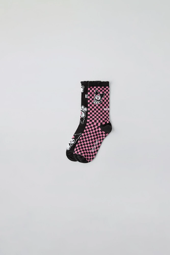 TWO-PACK OF KUROMI © SANRIO SOCKS