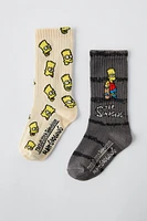 BART THE SIMPSONS ™ MATT GROENING 2-PACK OF SOCKS