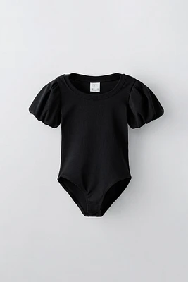 BALLOON SLEEVE BODYSUIT