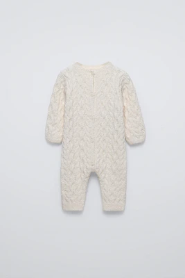 CABLE KNIT JUMPSUIT