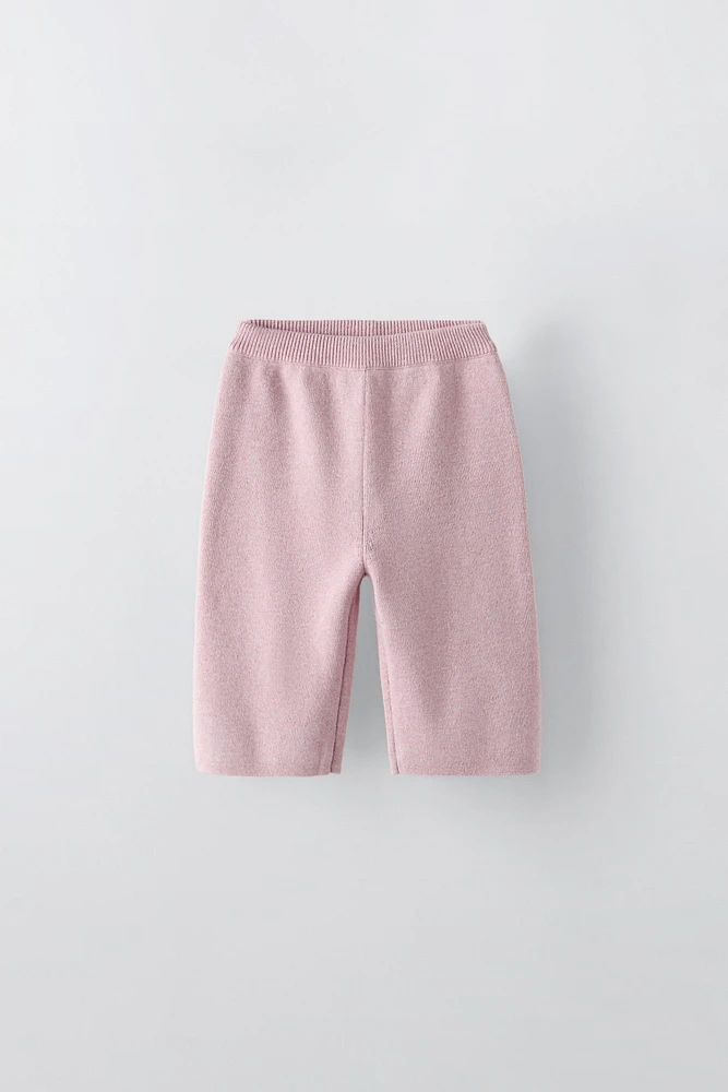 KNIT CULOTTE PANTS