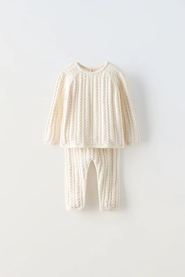 SILK COTTON KNIT SET