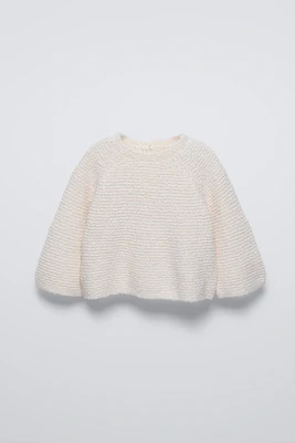 TEXTURED KNIT SWEATER