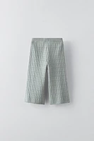 POINTELLE KNIT PANTS