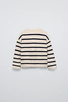 STRIPED KNIT SWEATER