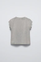 ANIMAL PRINT PATCH T-SHIRT