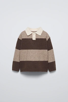 SOFT TOUCH POLO SWEATER