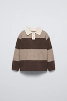 SOFT TOUCH POLO SWEATER