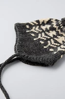 JACQUARD KNIT HAT