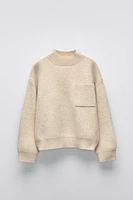 KNIT SWEATER WITH POCKET