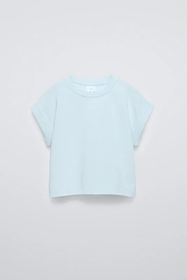 CUFFED SLEEVE T-SHIRT