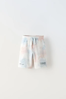 PLUSH TIE DYE SHORTS