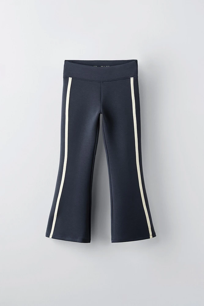 FLARE PANTS WITH SIDE STRIPE