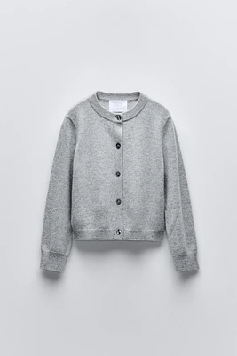 100% CASHMERE CARDIGAN