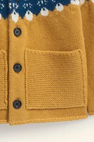 WOOL GREEK FRET CARDIGAN LIMITED EDITION