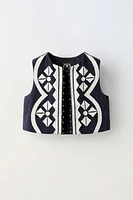 EMBROIDERED VEST