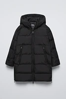 WATER REPELLENT LONG DOWN PUFFER COAT