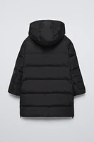 WATER REPELLENT LONG DOWN PUFFER COAT