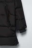 WATER REPELLENT LONG DOWN PUFFER COAT