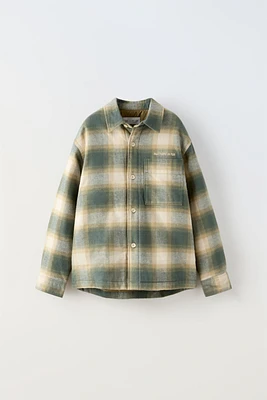 QUILTED PLAID OVERSHIRT