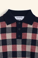 PLAID KNIT POLO LIMITED EDITION