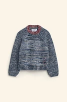 FLECKED KNIT SWEATER LIMITED EDITION