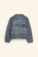 FLECKED KNIT SWEATER LIMITED EDITION