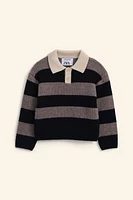 STRIPED KNIT POLO LIMITED EDITION