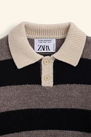 STRIPED KNIT POLO LIMITED EDITION