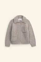 WOOL BLEND KNIT JACKET LIMITED EDITION