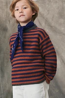 STRIPED WOOL BLEND KNIT SWEATER LIMITED EDITION