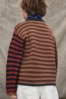 STRIPED WOOL BLEND KNIT SWEATER LIMITED EDITION