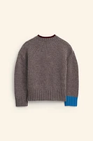 CONTRAST KNIT SWEATER LIMITED EDITION