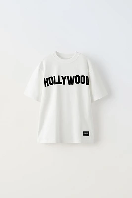 FLOCKED HOLLYWOOD ® T-SHIRT