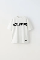 FLOCKED HOLLYWOOD ® T-SHIRT