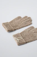 KNIT GLOVES WITH PEARLS