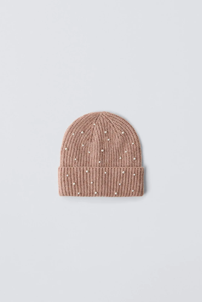 PEARLY KNIT HAT