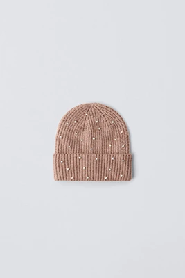 PEARLY KNIT HAT