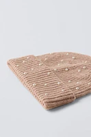 PEARLY KNIT HAT