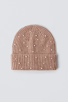 PEARLY KNIT HAT