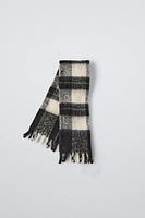 PLAID MAXI SCARF