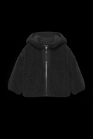 HOODED FLEECE JACKET