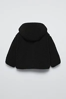 HOODED FLEECE JACKET