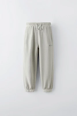 GARMENT DYED PLUSH PANTS