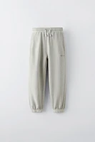 GARMENT DYED PLUSH PANTS