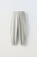 GARMENT DYED PLUSH PANTS