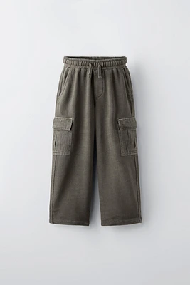 GARMENT DYED CARGO PANTS