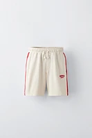 PLUSH SHORTS WITH BANDS